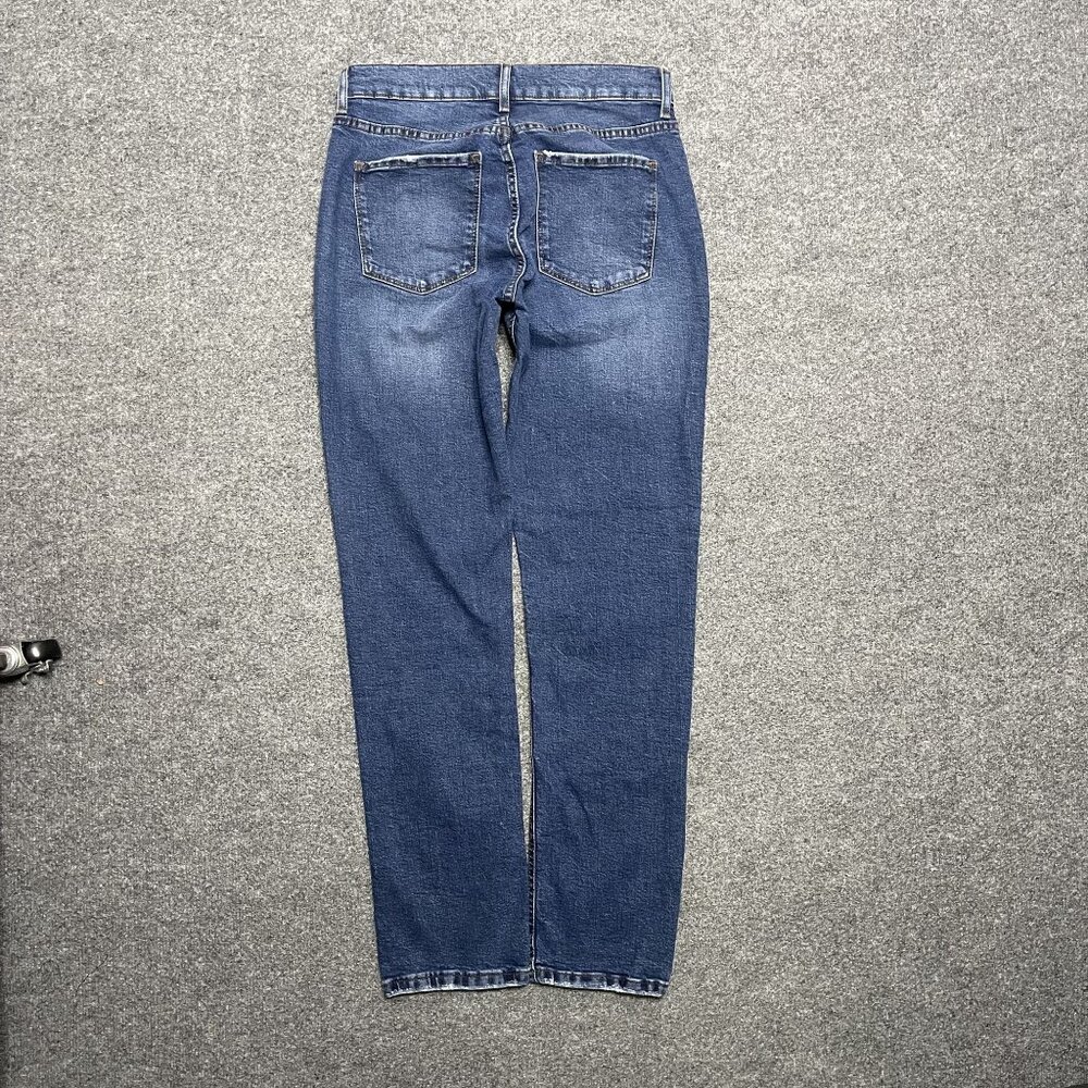 Mott & Bow Boyfriend Jeans W29 L30 Distressed Denim Blue Stretch Cotton Blend - Picture 5 of 5